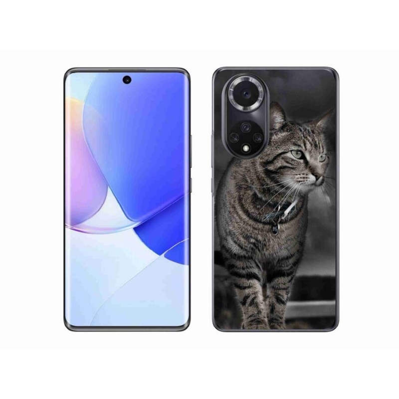 Gelový kryt mmCase na mobil Huawei Nova 9 - kočka