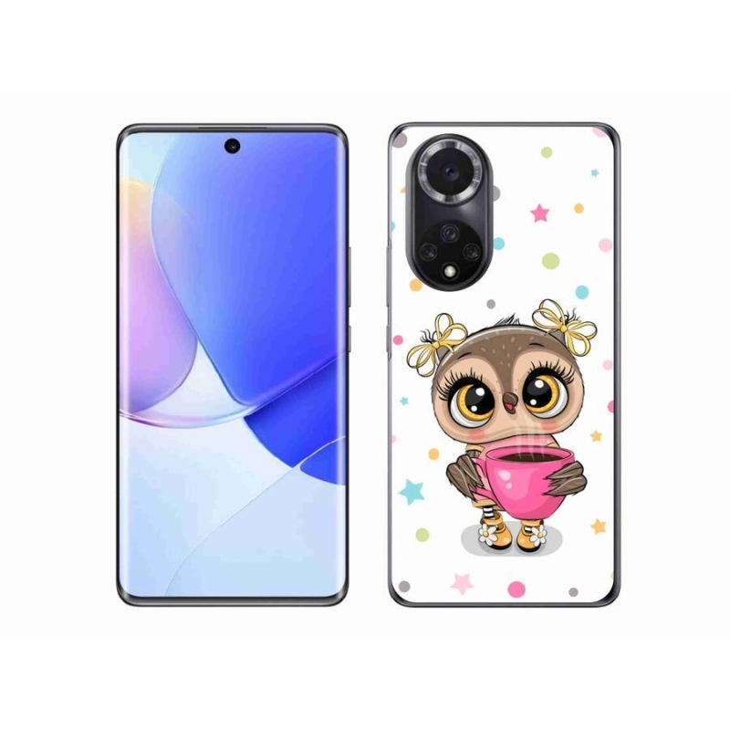 Gelový kryt mmCase na mobil Huawei Nova 9 - kreslená sovička