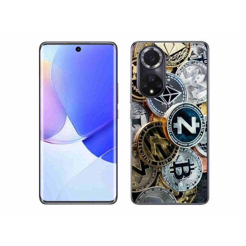 Gelový kryt mmCase na mobil Huawei Nova 9 - kryptoměny