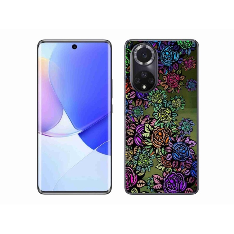 Gelový kryt mmCase na mobil Huawei Nova 9 - květiny 6