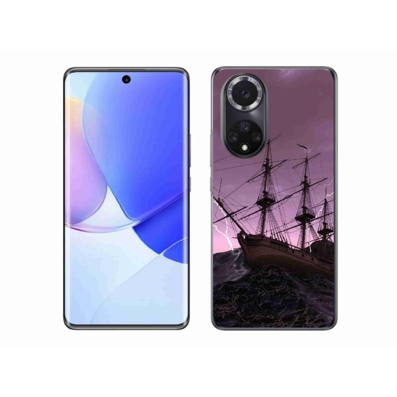 Gelový kryt mmCase na mobil Huawei Nova 9 - loď v bouři