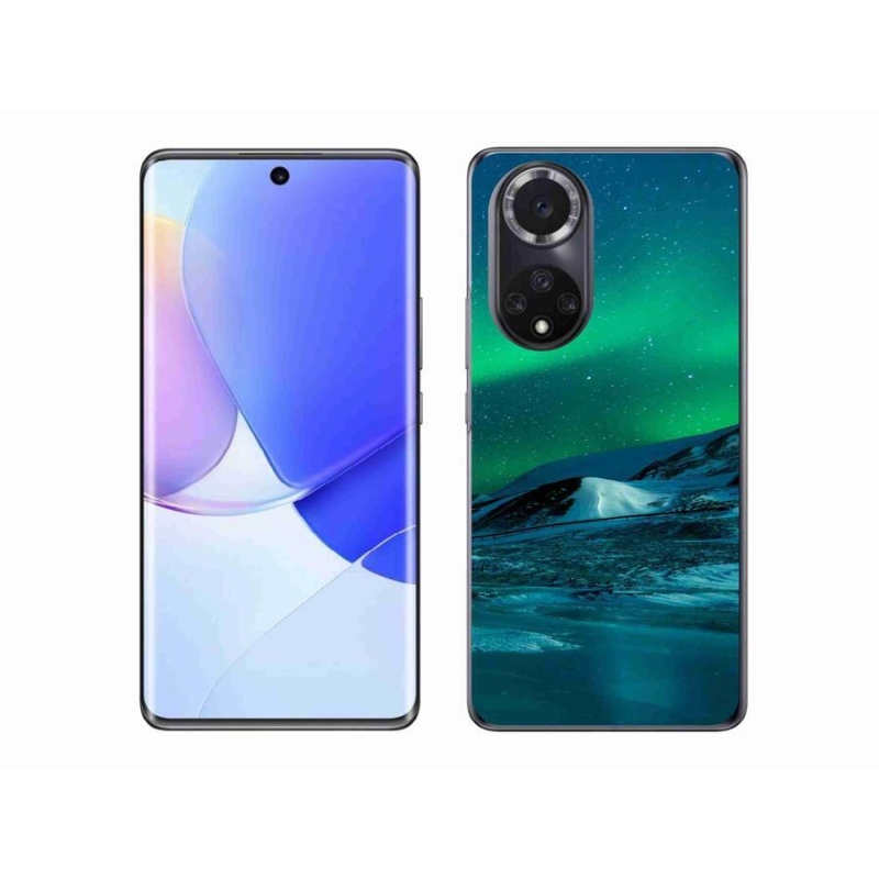 Gelový kryt mmCase na mobil Huawei Nova 9 - polární záře