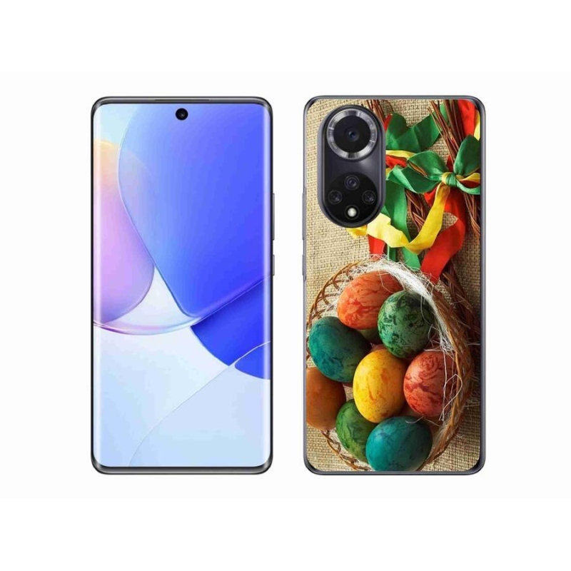 Gelový kryt mmCase na mobil Huawei Nova 9 - pomlázky a vajíčka