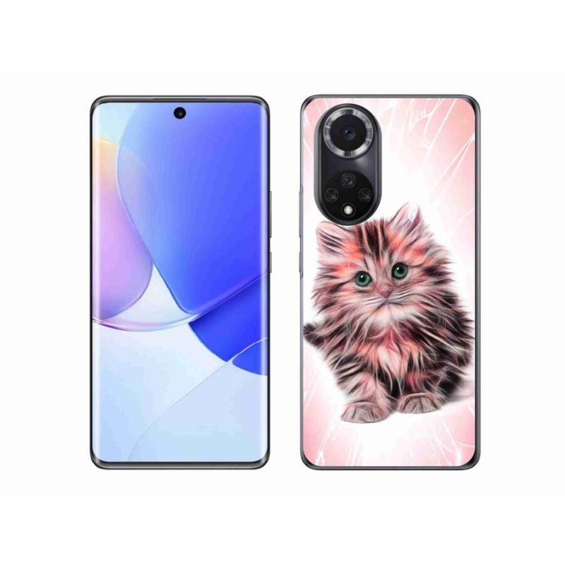 Gelový kryt mmCase na mobil Huawei Nova 9 - roztomilé kotě