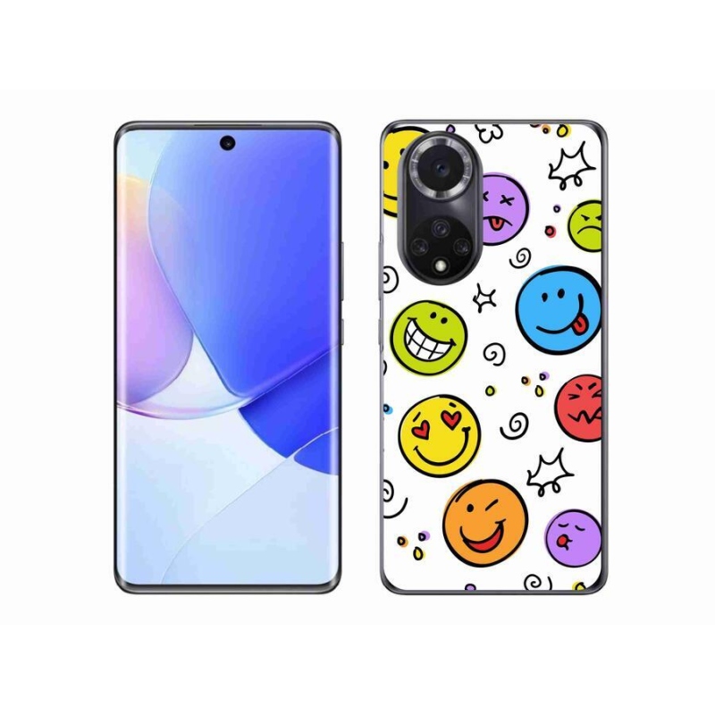 Gelový kryt mmCase na mobil Huawei Nova 9 - smajlíci