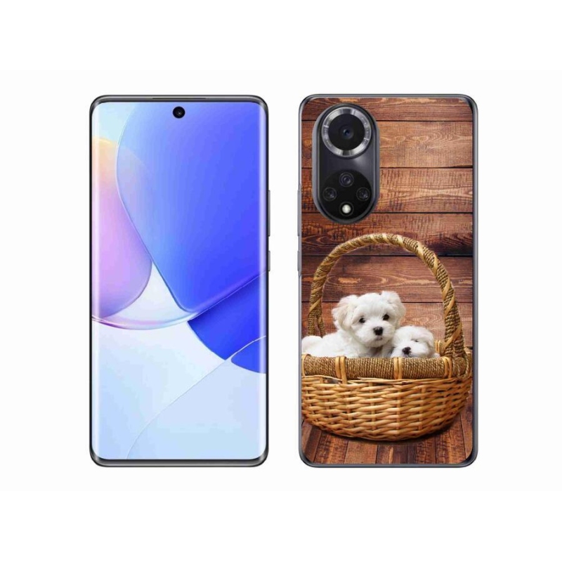 Gelový kryt mmCase na mobil Huawei Nova 9 - štěňátka