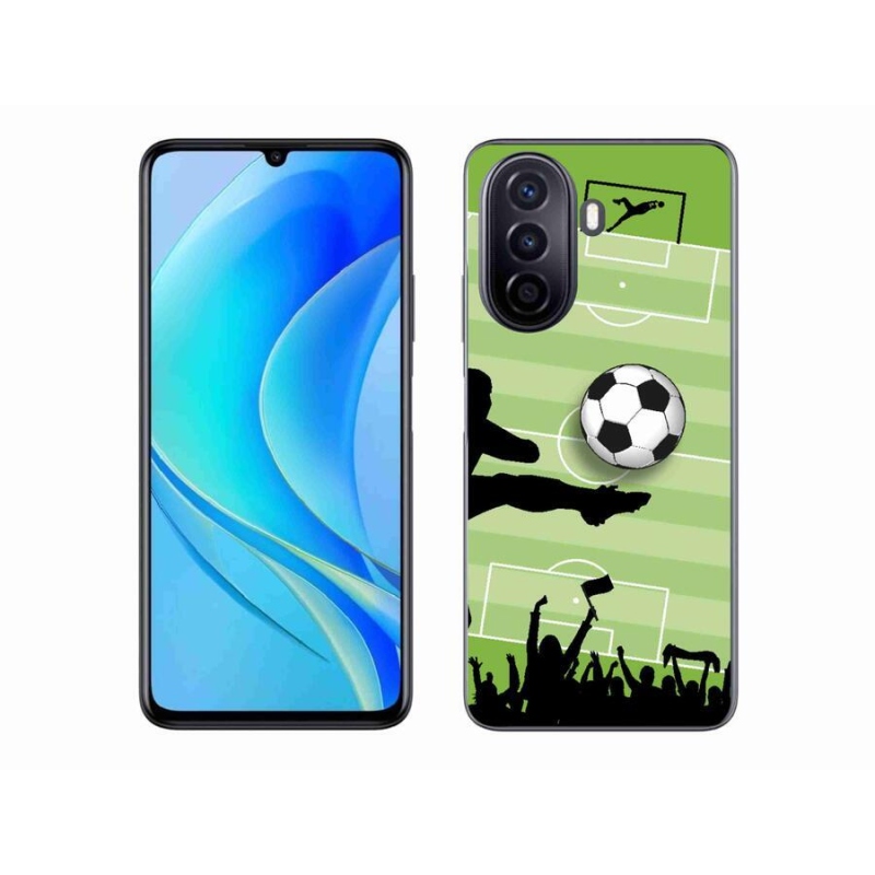 Gelový kryt mmCase na mobil Huawei Nova Y70 - fotbal 3