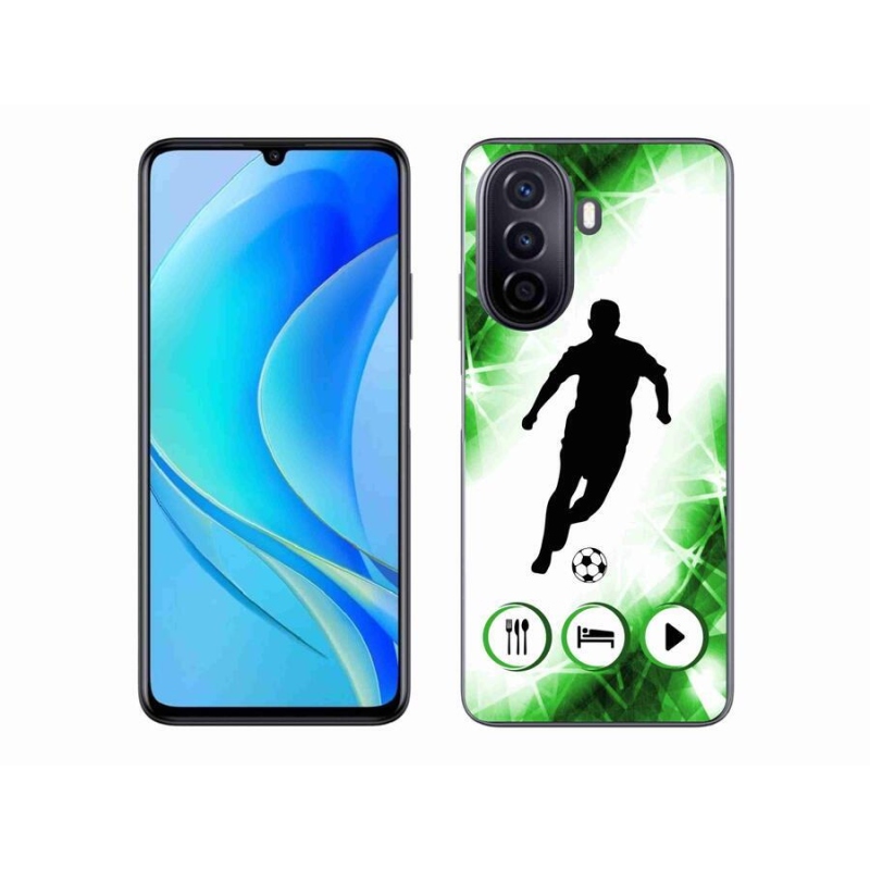 Gelový kryt mmCase na mobil Huawei Nova Y70 - fotbalista