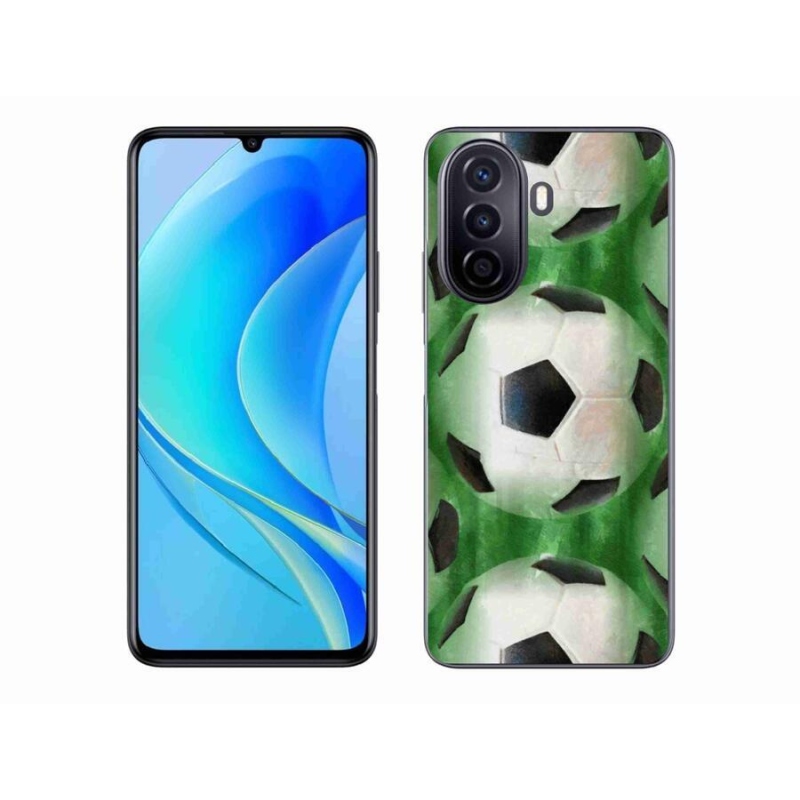 Gelový kryt mmCase na mobil Huawei Nova Y70 - fotbalový míč