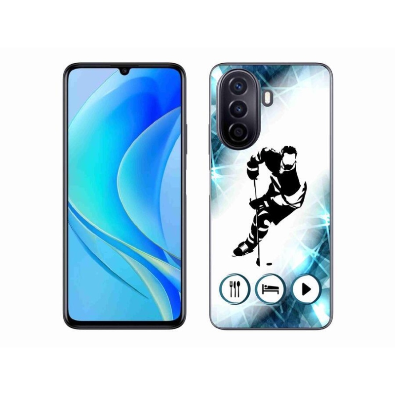 Gelový kryt mmCase na mobil Huawei Nova Y70 - hokej 1