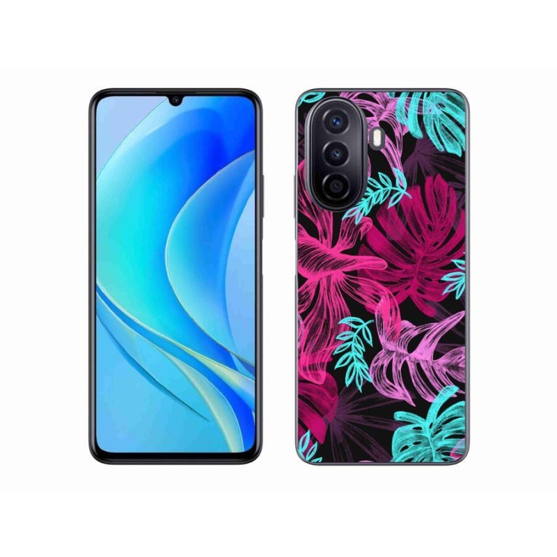 Gelový kryt mmCase na mobil Huawei Nova Y70 - květiny 1