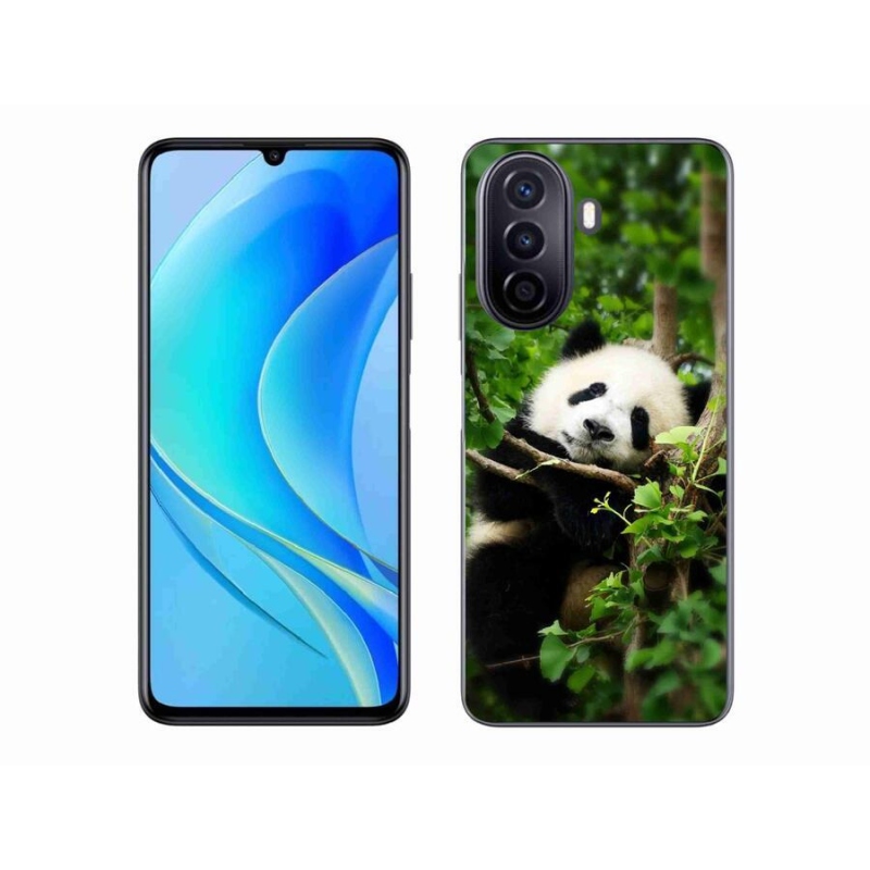 Gelový kryt mmCase na mobil Huawei Nova Y70 - panda