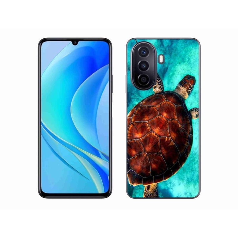 Gelový kryt mmCase na mobil Huawei Nova Y70 - želva