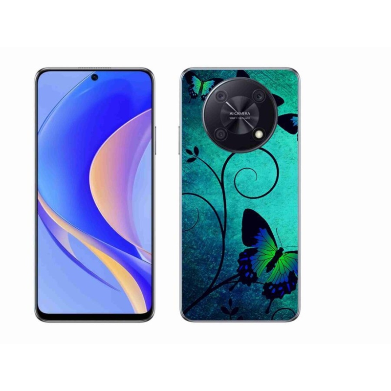 Gelový kryt mmCase na mobil Huawei Nova Y90 - barevní motýli