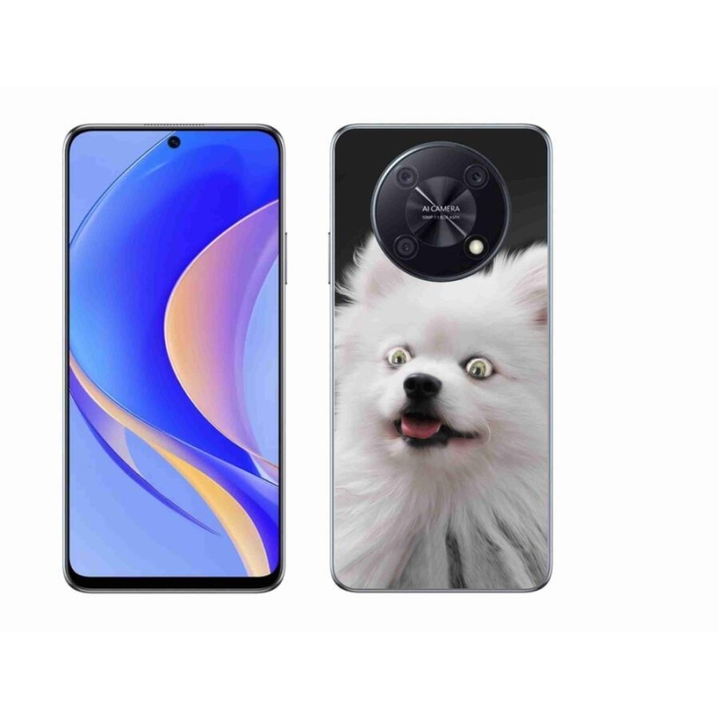 Gelový kryt mmCase na mobil Huawei Nova Y90 - bílý špic