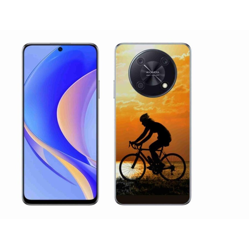 Gelový kryt mmCase na mobil Huawei Nova Y90 - cyklovýlet