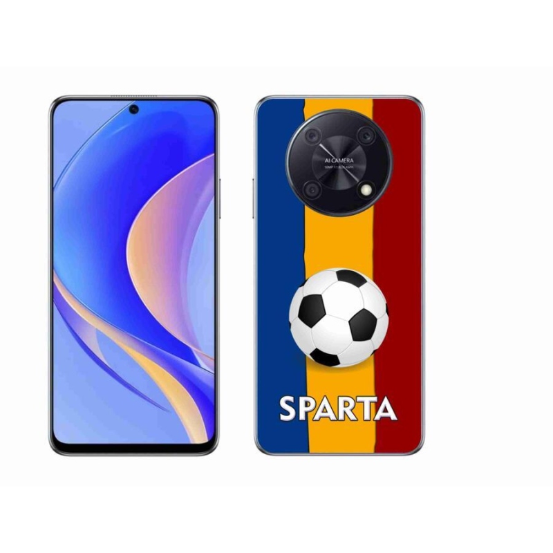 Gelový kryt mmCase na mobil Huawei Nova Y90 - fotbal 1