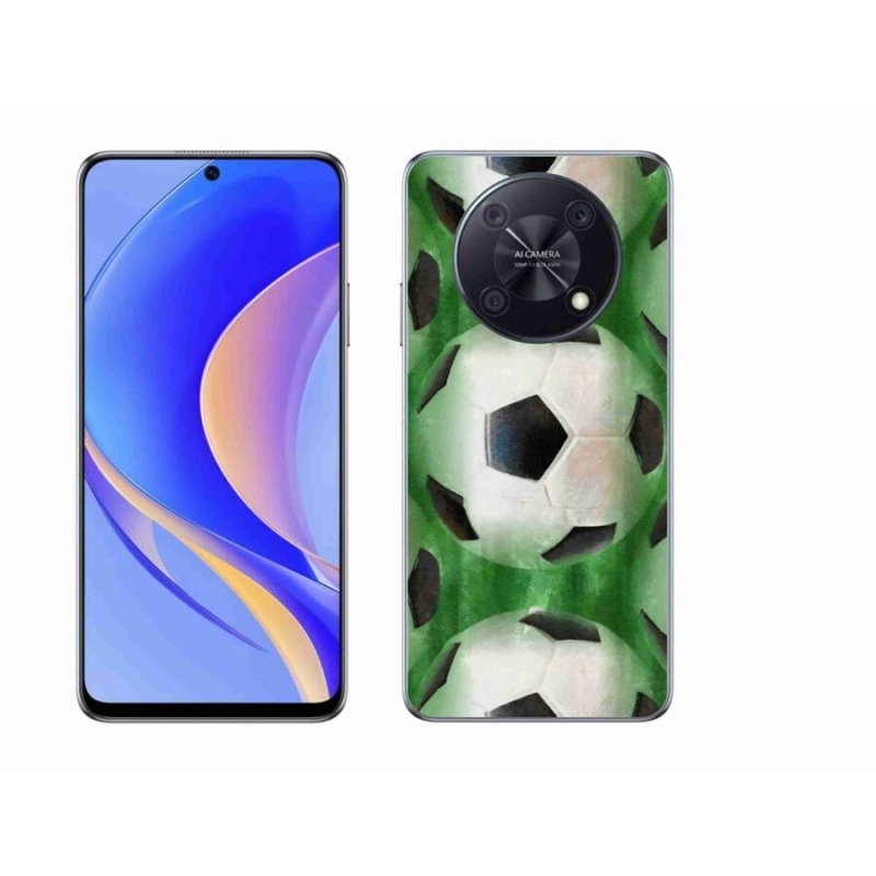 Gelový kryt mmCase na mobil Huawei Nova Y90 - fotbalový míč
