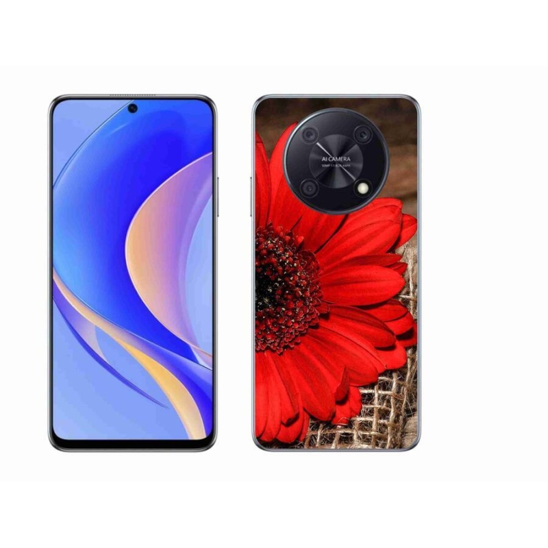 Gelový kryt mmCase na mobil Huawei Nova Y90 - gerbera