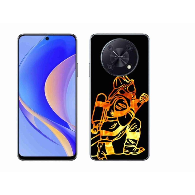 Gelový kryt mmCase na mobil Huawei Nova Y90 - hasič 1
