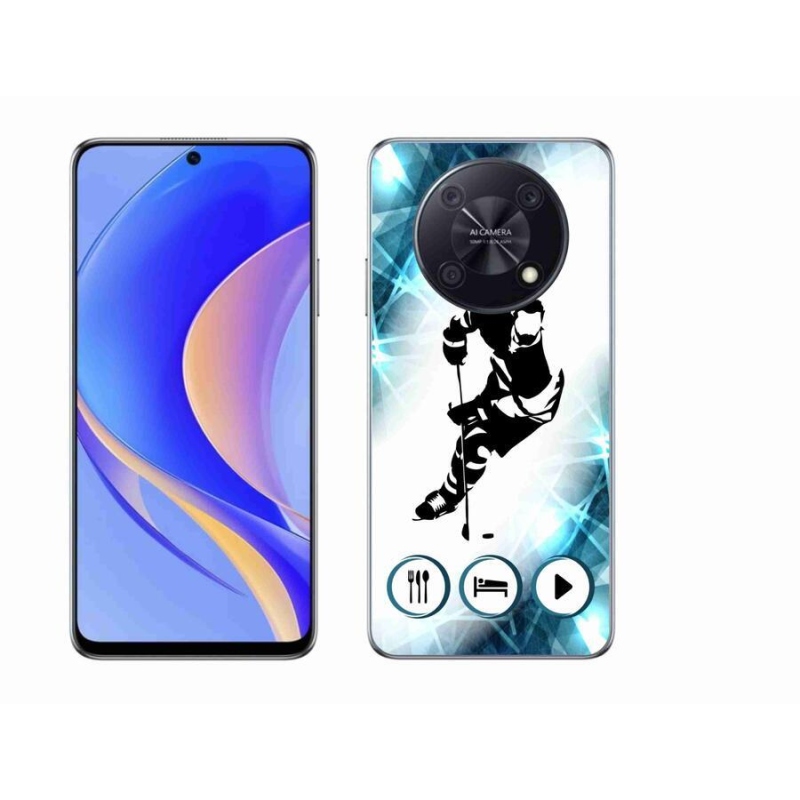 Gelový kryt mmCase na mobil Huawei Nova Y90 - hokej 1