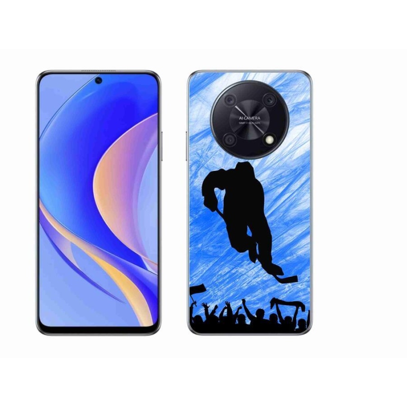 Gelový kryt mmCase na mobil Huawei Nova Y90 - hokejový hráč