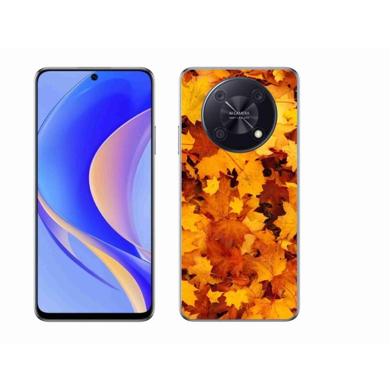 Gelový kryt mmCase na mobil Huawei Nova Y90 - javorové listy