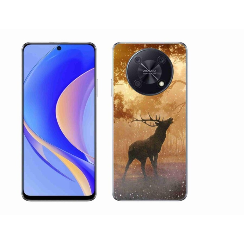 Gelový kryt mmCase na mobil Huawei Nova Y90 - jelen v říji