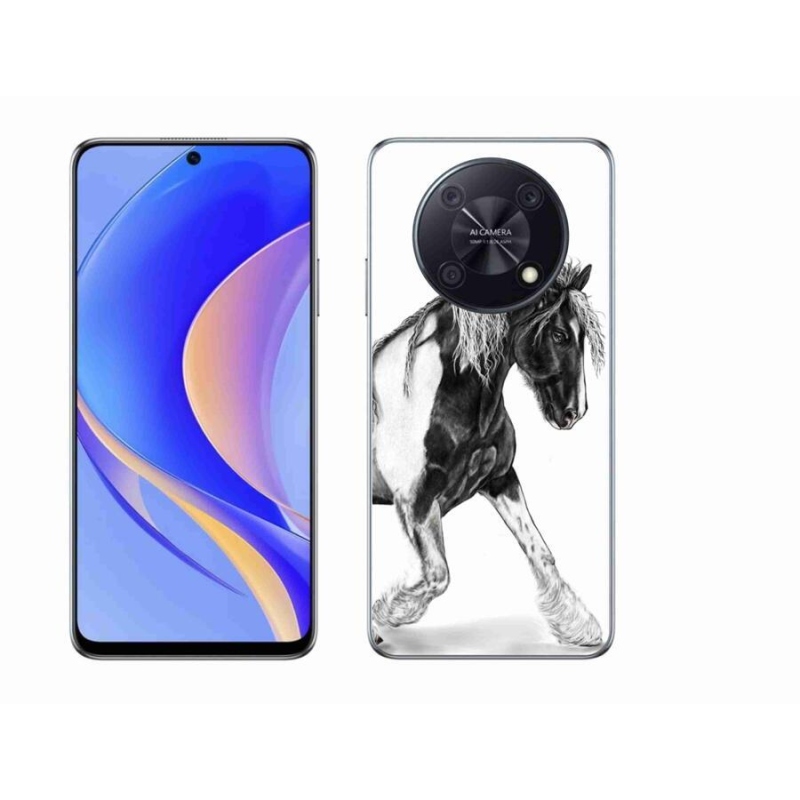 Gelový kryt mmCase na mobil Huawei Nova Y90 - kůň