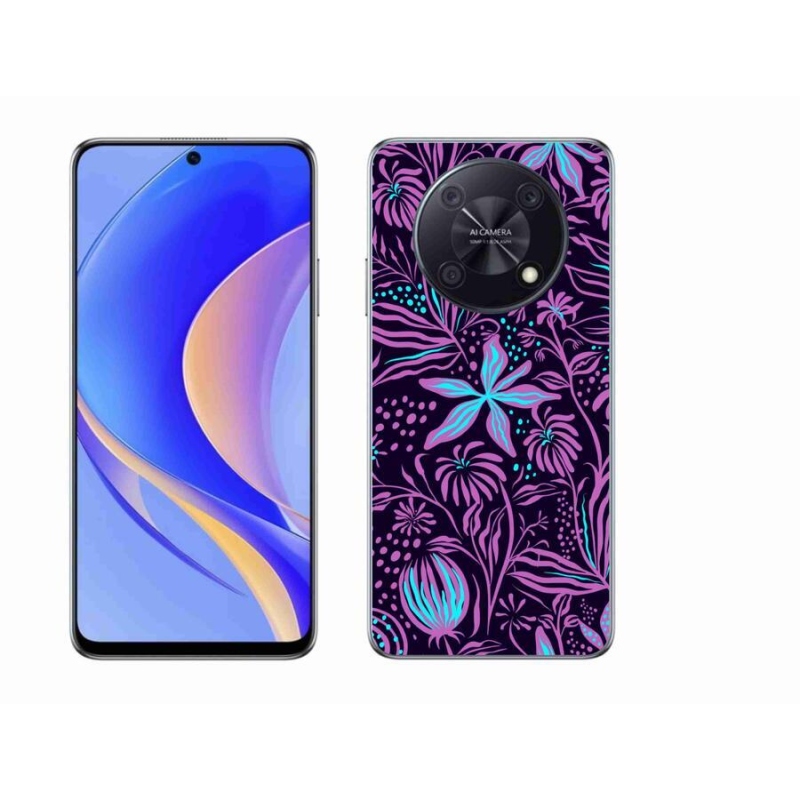 Gelový kryt mmCase na mobil Huawei Nova Y90 - květiny 2