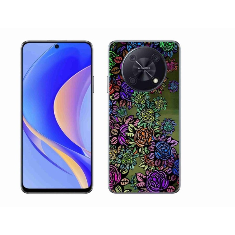 Gelový kryt mmCase na mobil Huawei Nova Y90 - květiny 6