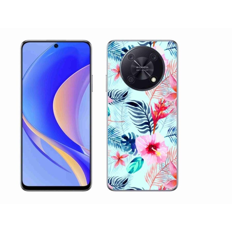 Gelový kryt mmCase na mobil Huawei Nova Y90 - květiny
