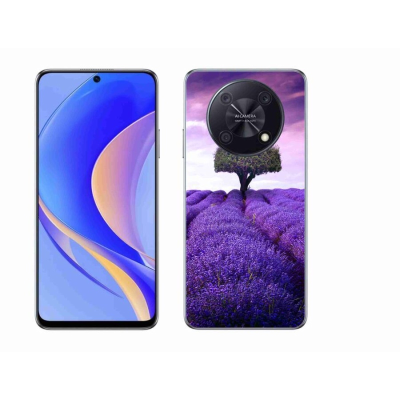 Gelový kryt mmCase na mobil Huawei Nova Y90 - levandulová louka