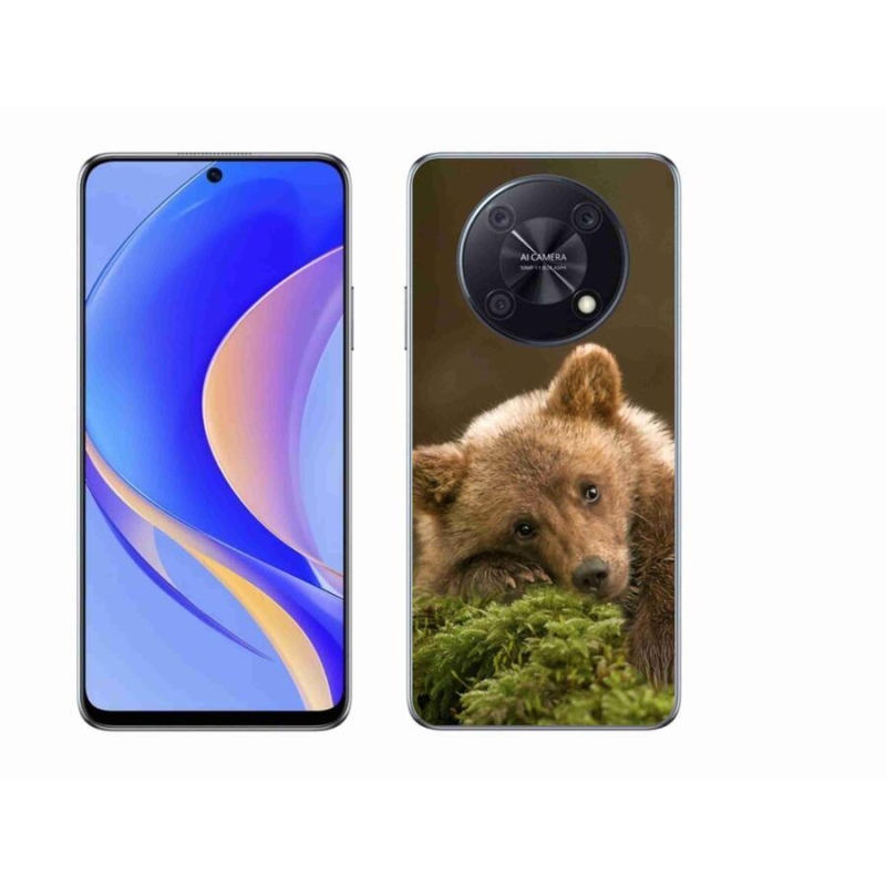 Gelový kryt mmCase na mobil Huawei Nova Y90 - medvěd