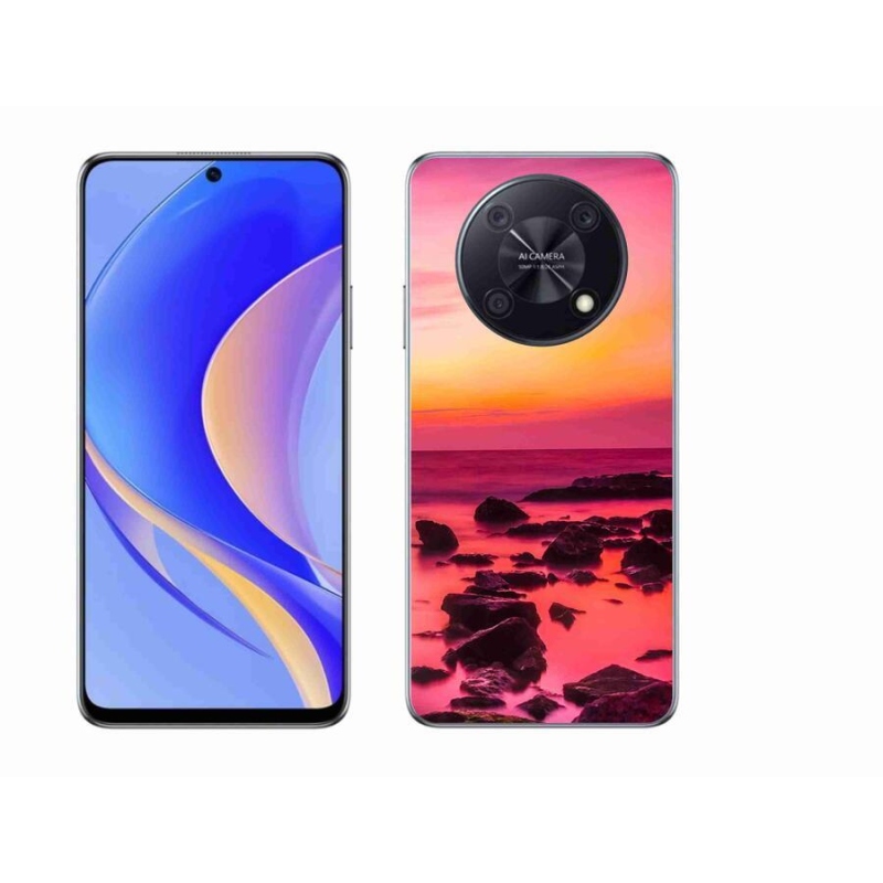 Gelový kryt mmCase na mobil Huawei Nova Y90 - moře a záře