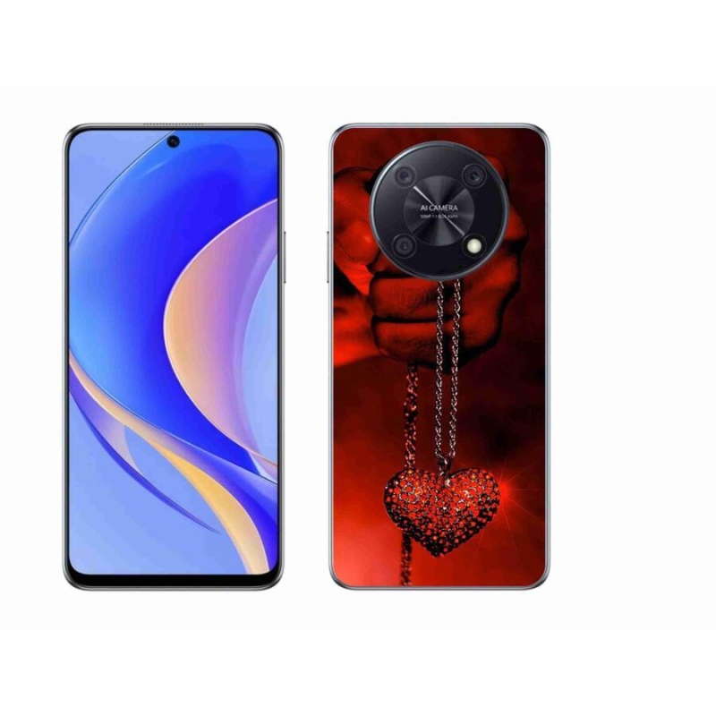 Gelový kryt mmCase na mobil Huawei Nova Y90 - náhrdelník