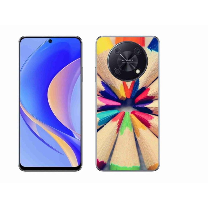 Gelový kryt mmCase na mobil Huawei Nova Y90 - pastelky