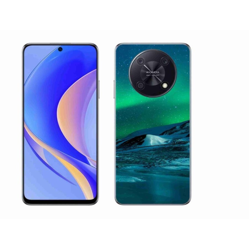 Gelový kryt mmCase na mobil Huawei Nova Y90 - polární záře