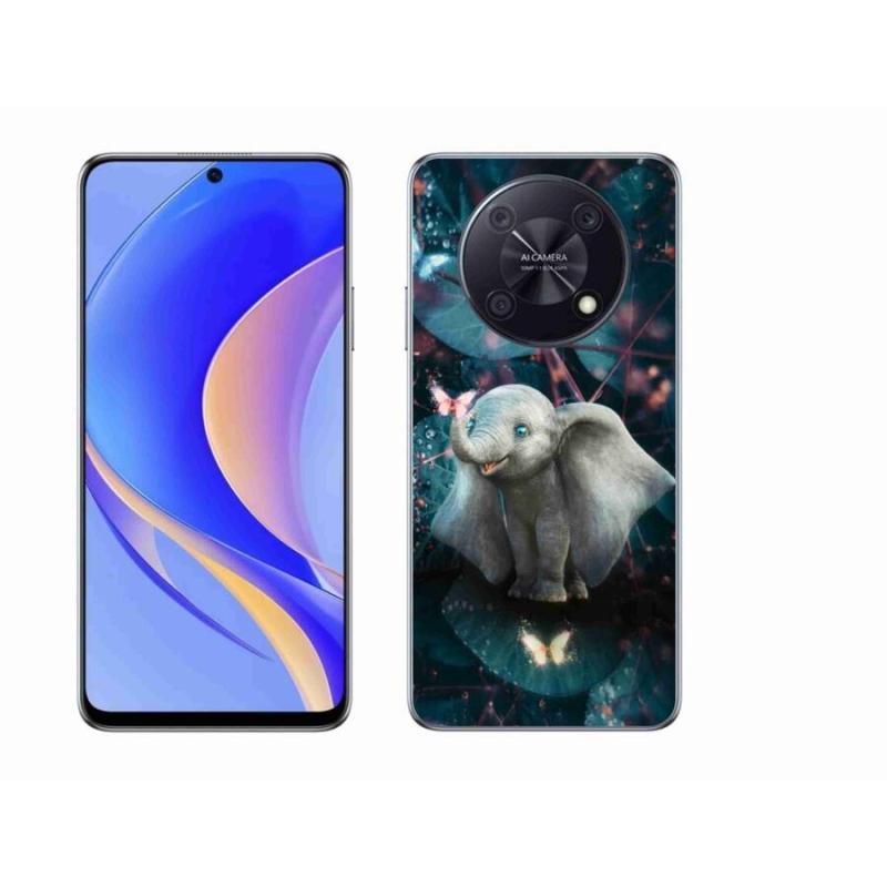 Gelový kryt mmCase na mobil Huawei Nova Y90 - roztomilý slon
