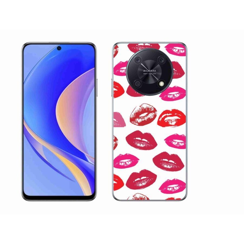 Gelový kryt mmCase na mobil Huawei Nova Y90 - rty