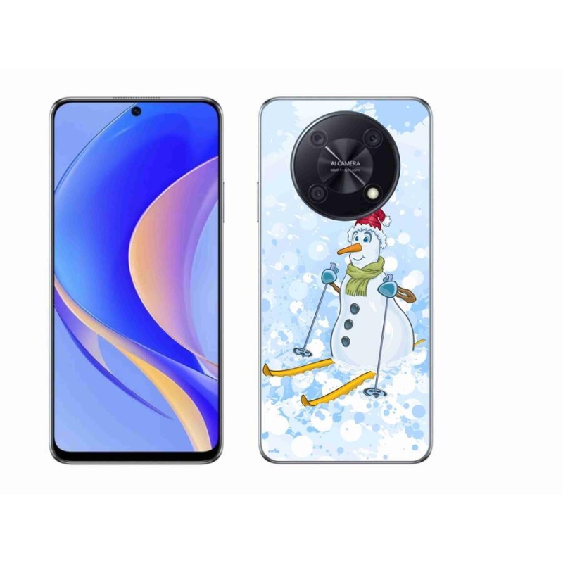 Gelový kryt mmCase na mobil Huawei Nova Y90 - sněhulák