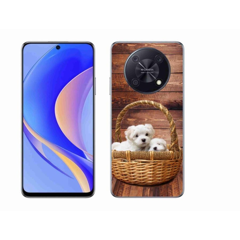 Gelový kryt mmCase na mobil Huawei Nova Y90 - štěňátka