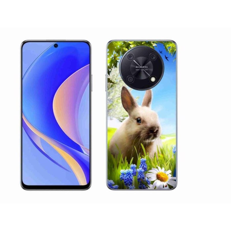 Gelový kryt mmCase na mobil Huawei Nova Y90 - zajíček