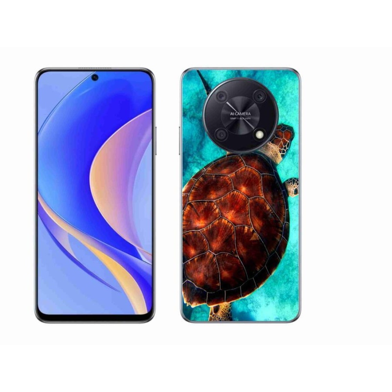 Gelový kryt mmCase na mobil Huawei Nova Y90 - želva