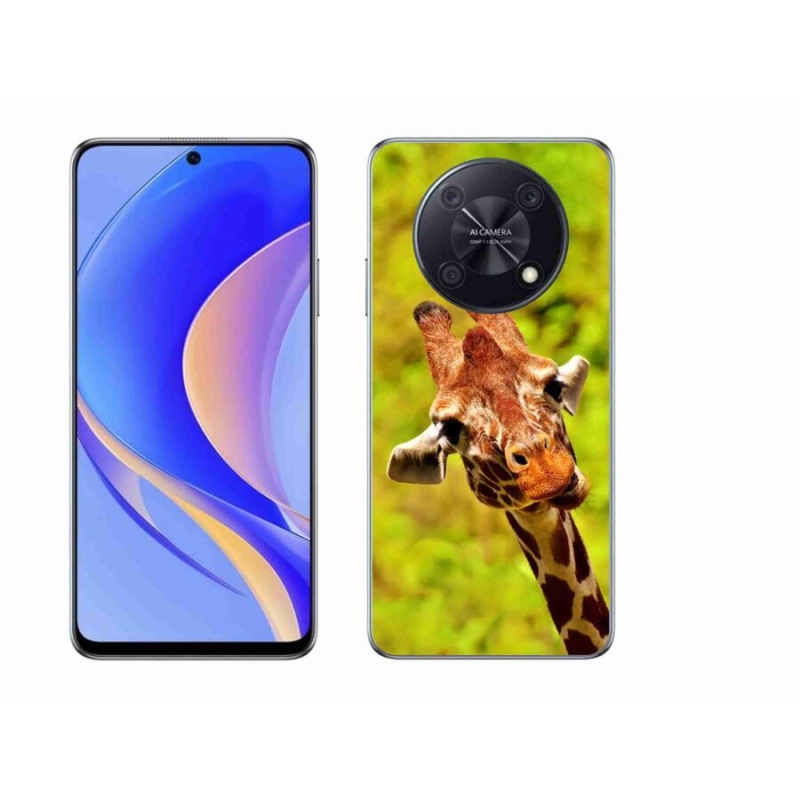 Gelový kryt mmCase na mobil Huawei Nova Y90 - žirafa