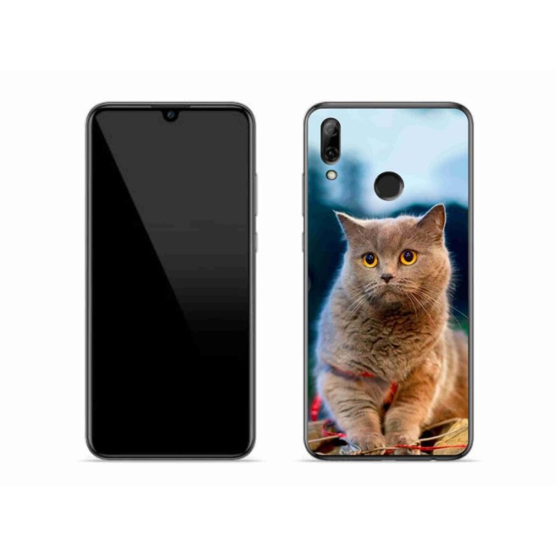 Gelový kryt mmCase na mobil Huawei P Smart (2019) - britská modrá 2