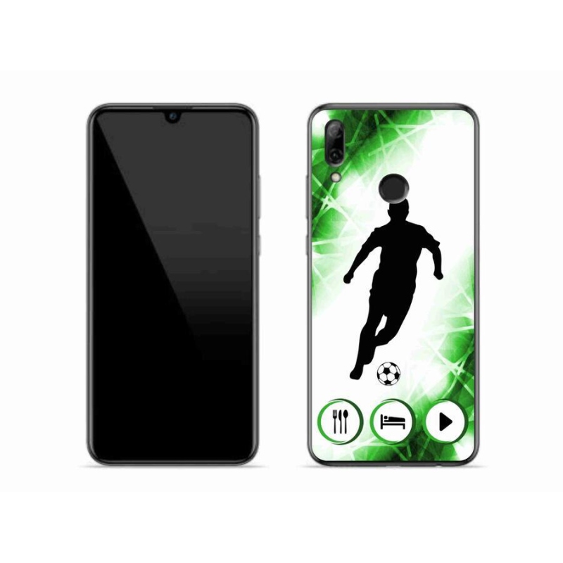 Gelový kryt mmCase na mobil Huawei P Smart (2019) - fotbalista