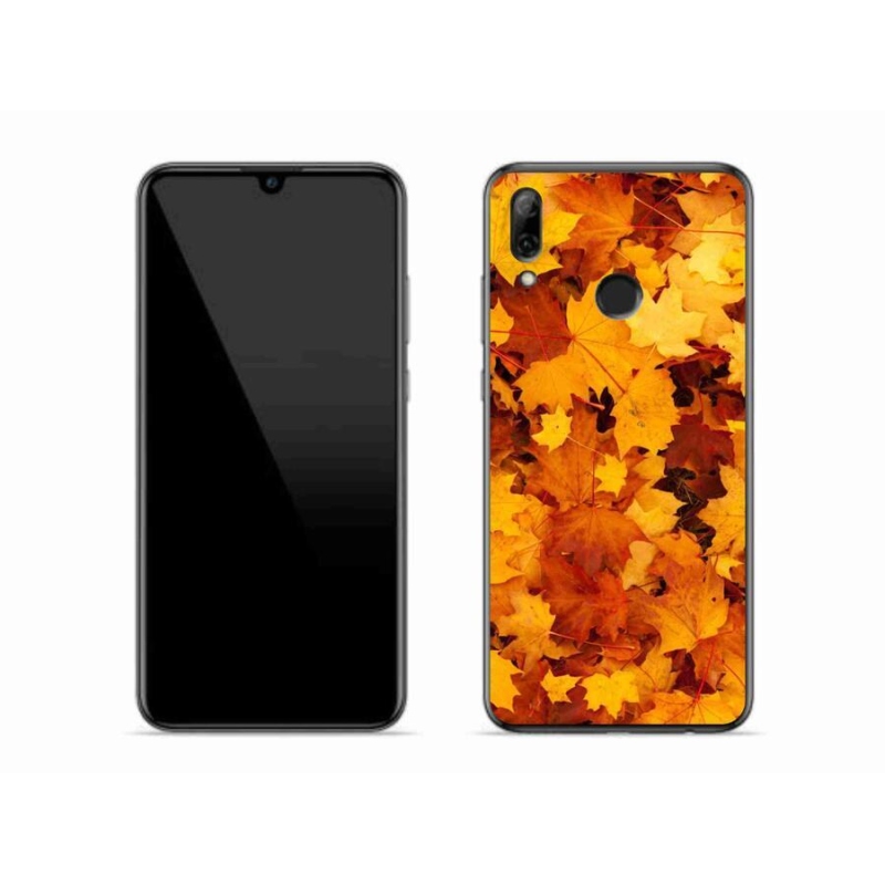 Gelový kryt mmCase na mobil Huawei P Smart (2019) - javorové listy