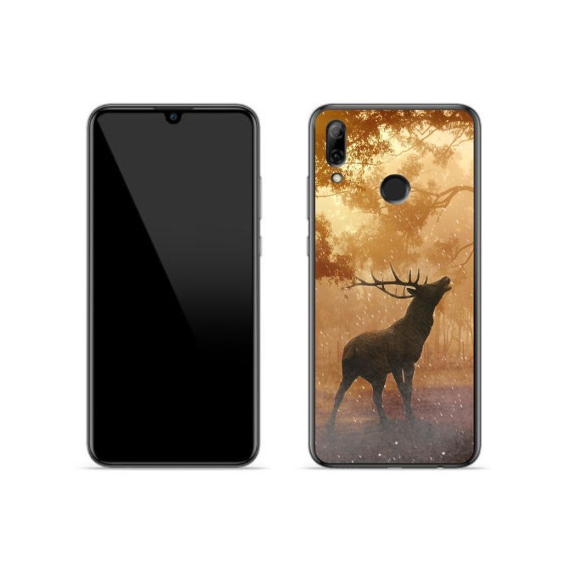 Gelový kryt mmCase na mobil Huawei P Smart (2019) - jelen v říji