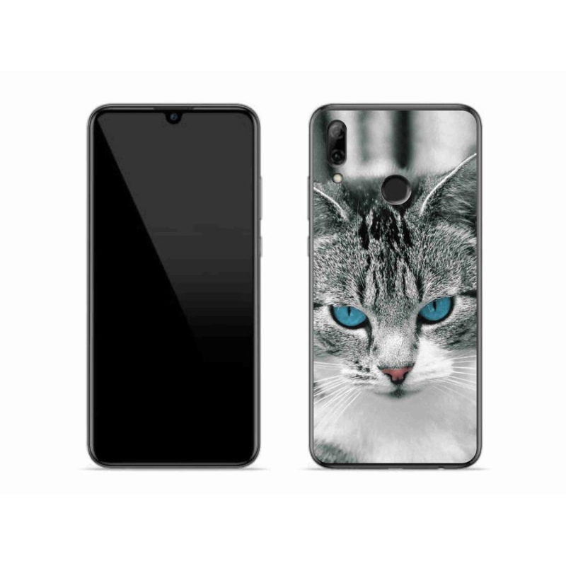 Gelový kryt mmCase na mobil Huawei P Smart (2019) - kočičí pohled 1